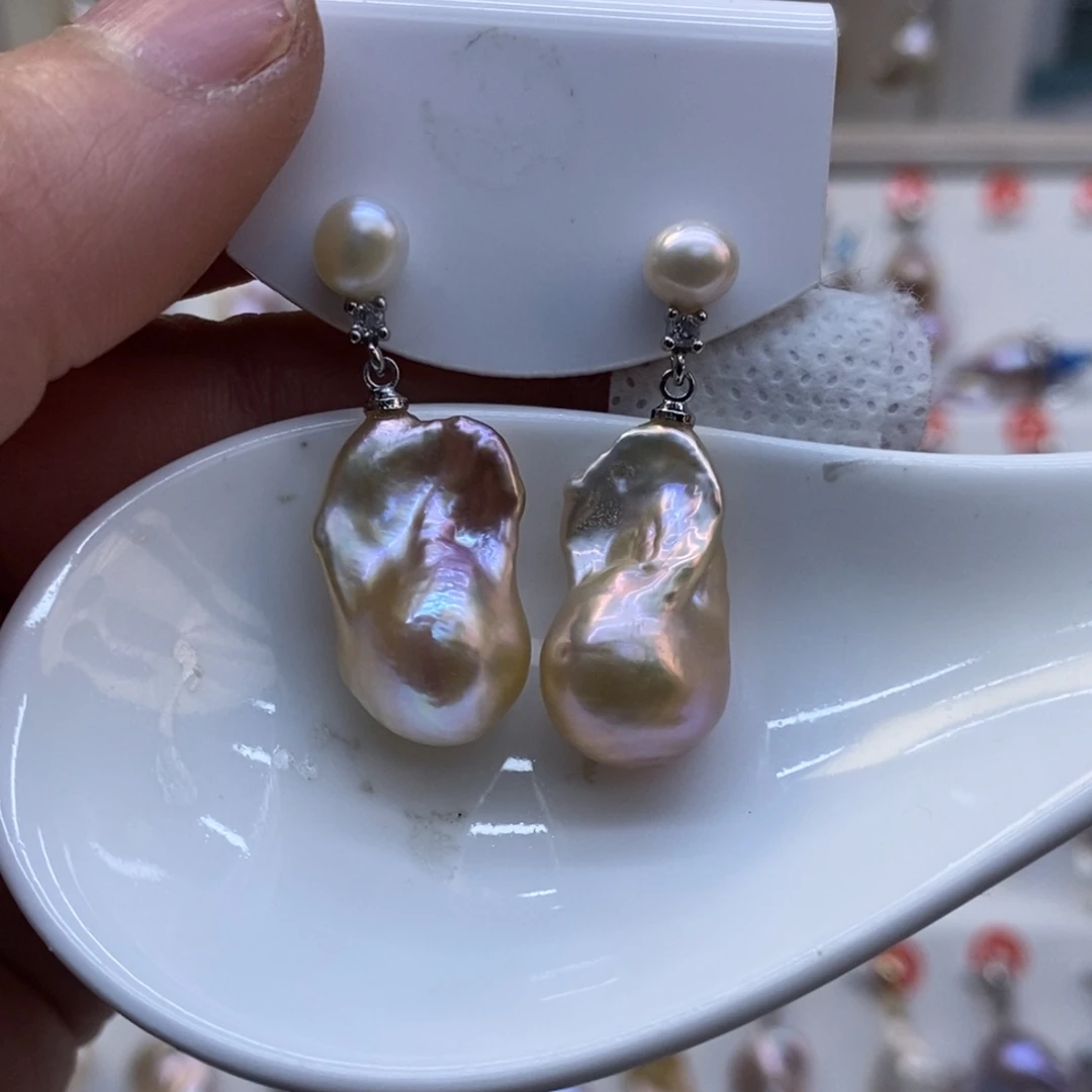 美丽哦哦哦未镶嵌淡水珍珠