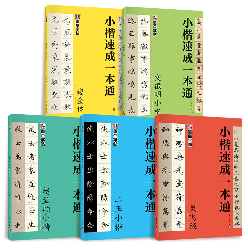 墨点毛笔入门字帖【小楷速成一本通】软笔硬笔通用