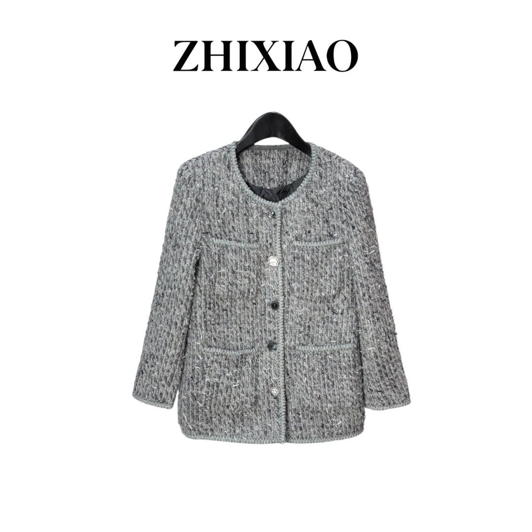 【ZHIXIAO】秋冬新款：小香羽绒外套2159-1