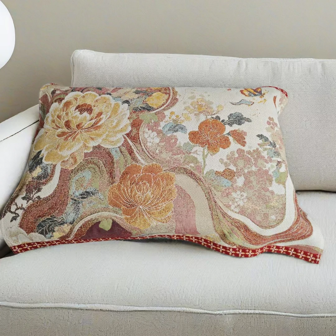 【原装正品】高奢国风天麻枕巾一对--50cm*80cm彤亭花苑