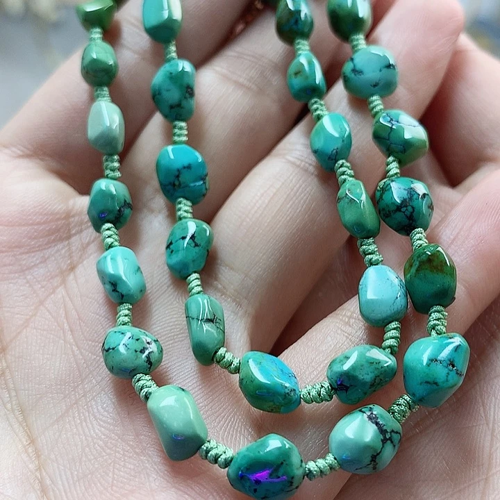 未镶嵌绿松石珠宝奇石棉*