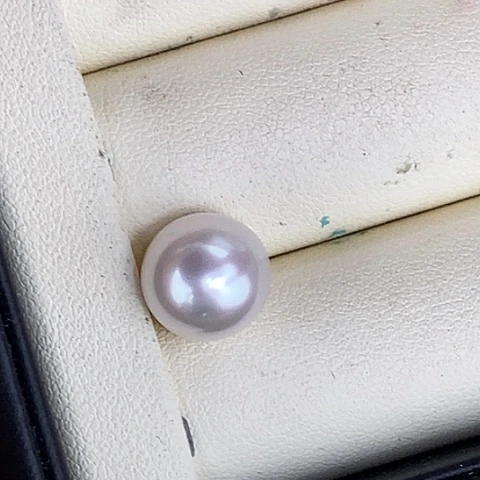 未镶嵌11-12极光正圆澳白裸珠海水珍珠