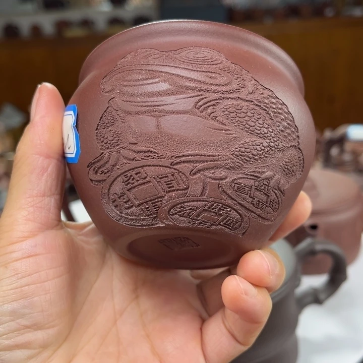 茶壶紫砂紫砂花茶