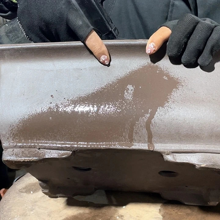 紫砂40素面马槽花盆