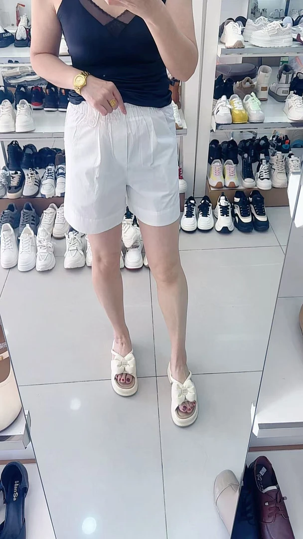 100花苞休闲短裤