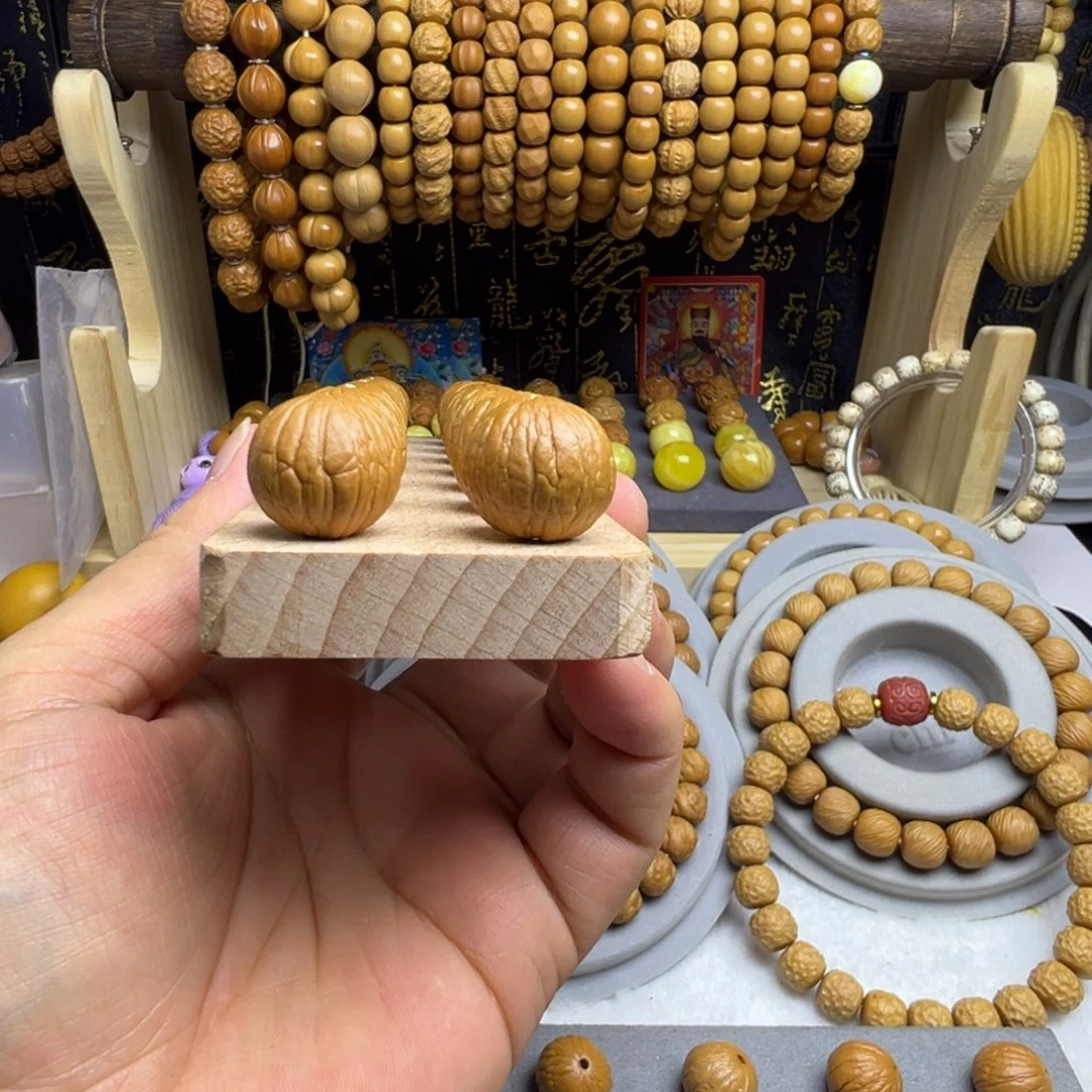 虽***至手串猴头核桃全品无暇聚宝盆滴流圆