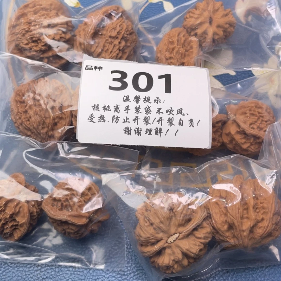 把件文玩核桃301号6对带练手大粗筋