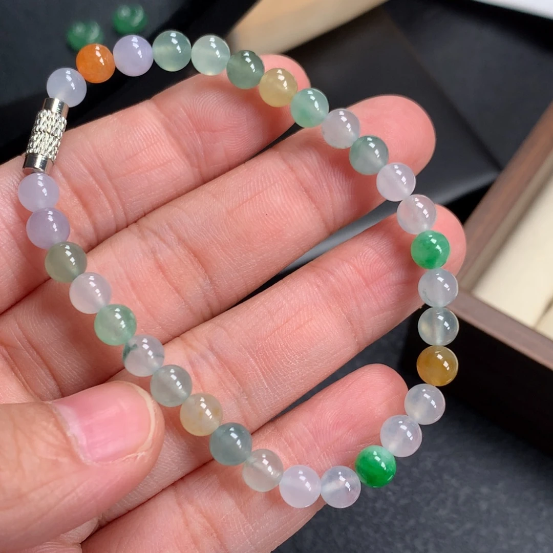 l***静翡翠未镶嵌颈饰手串