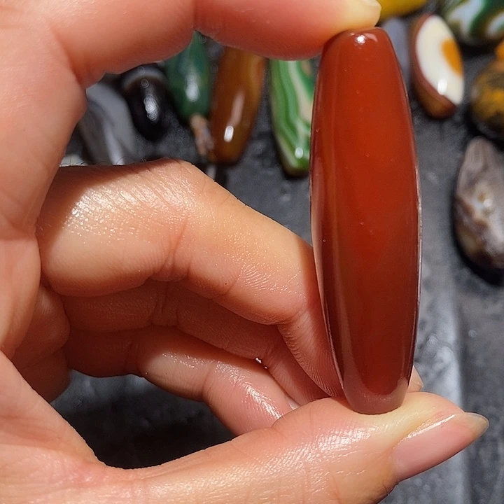 泡***麻玛瑙/玉髓合金颈饰