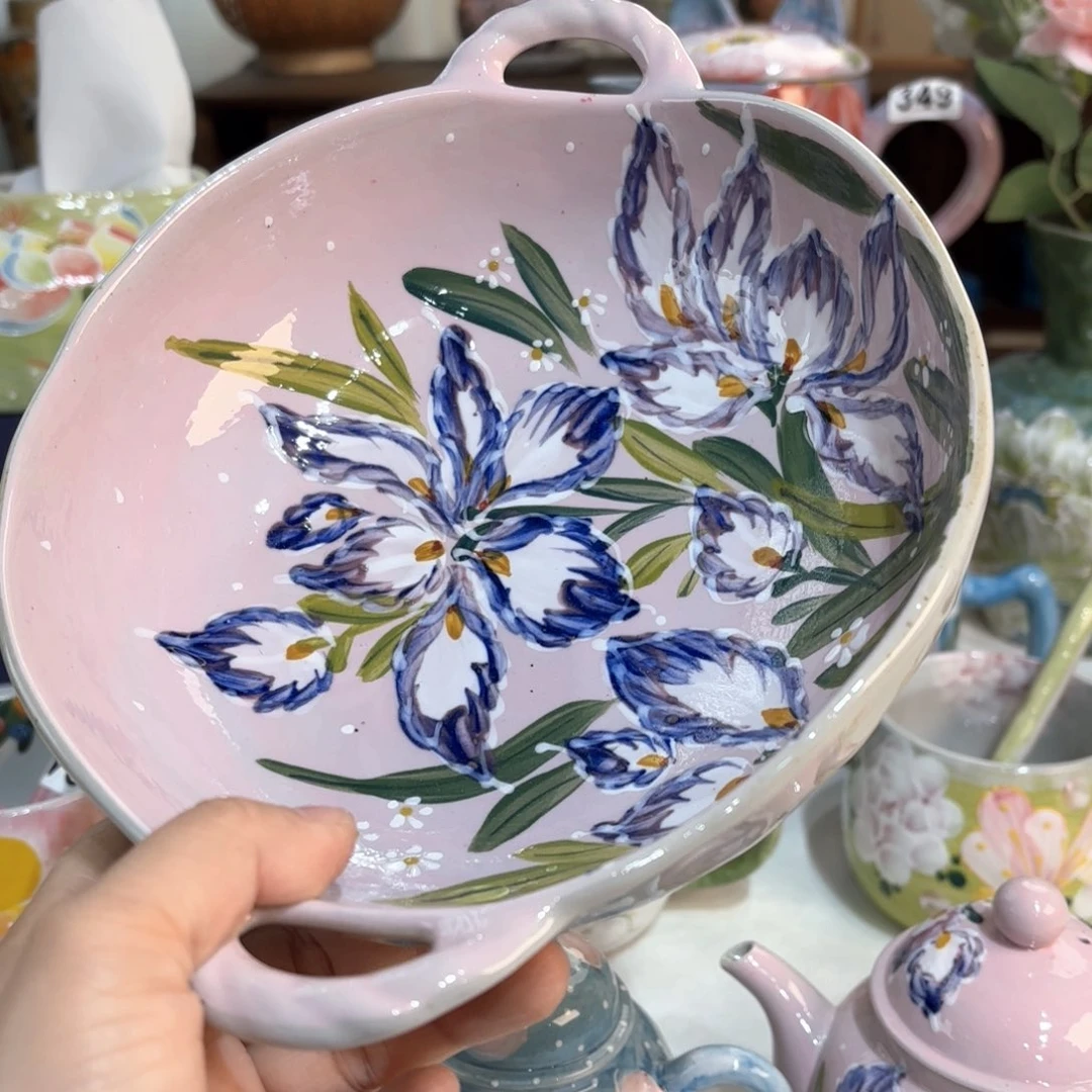 景德镇手绘高温釉下彩陶瓷茶具