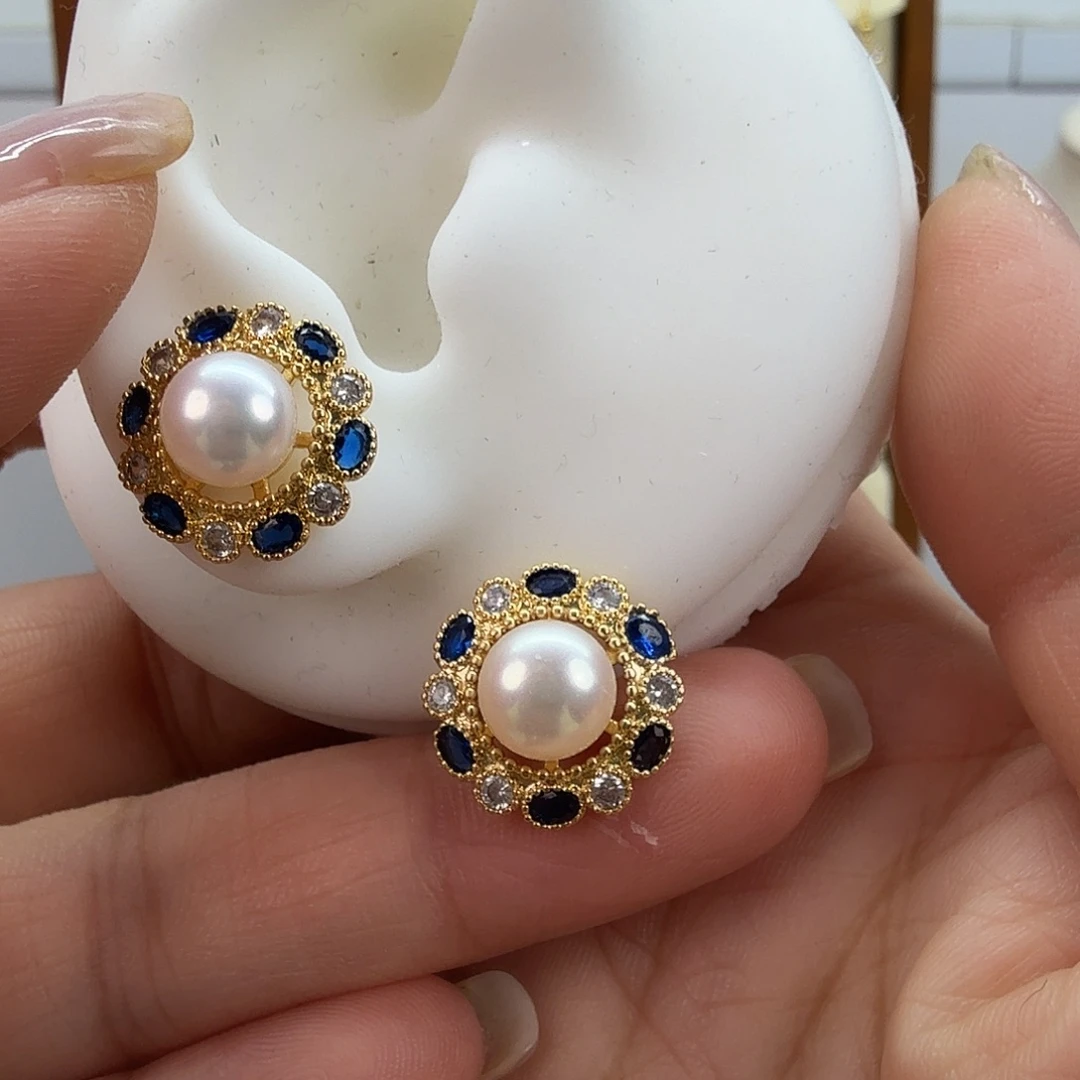 未镶嵌淡水珍珠耳饰