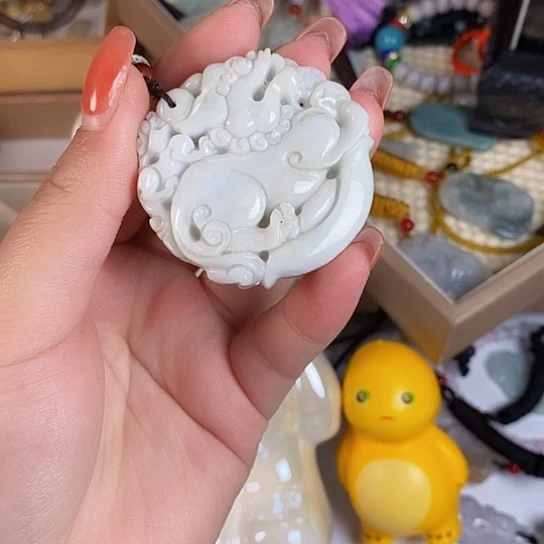 翡翠未镶嵌颈饰天然翡翠