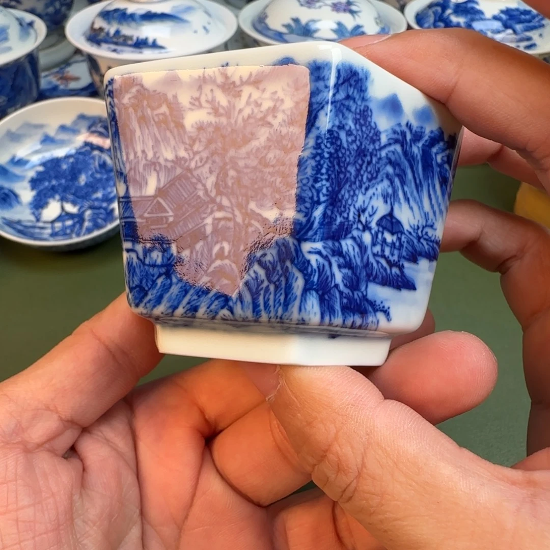 陶纯手工纯手绘茶具393