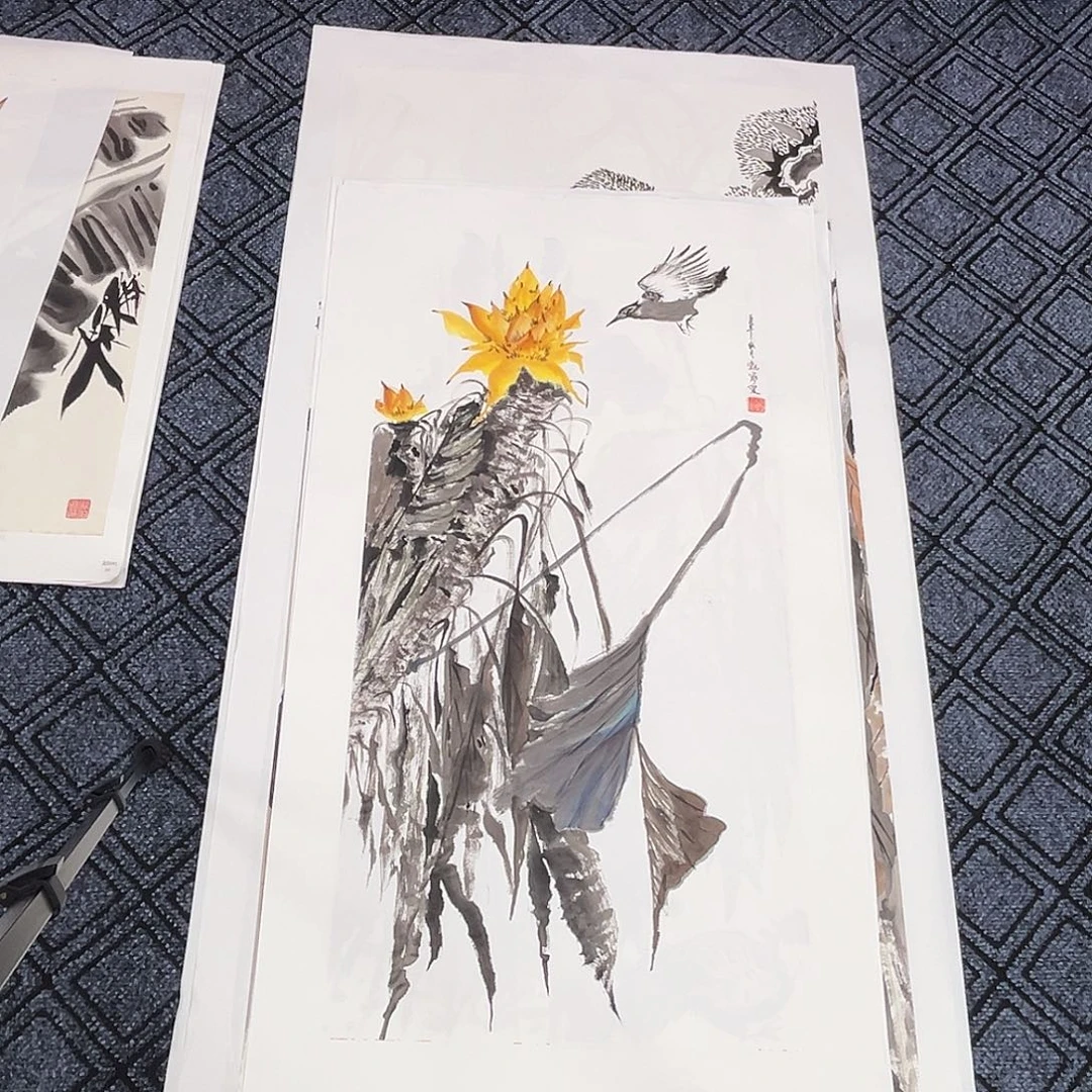 厚***@国画赵家爱老师三尺整冯