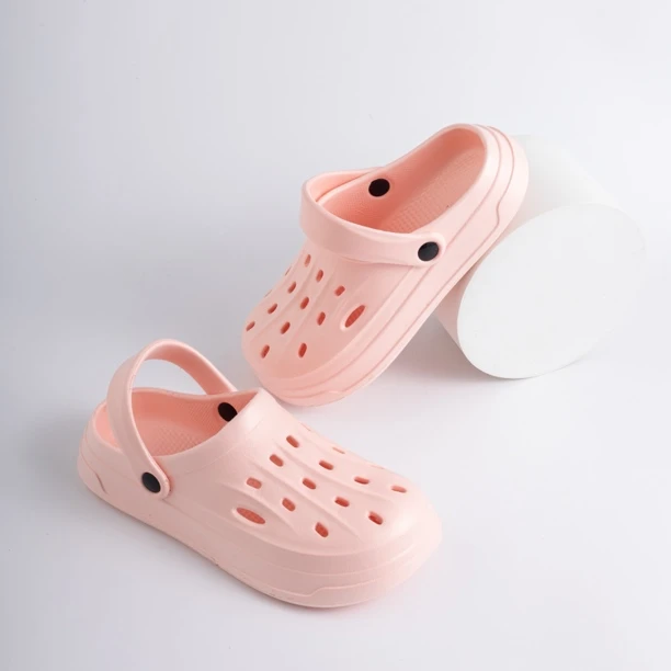 包头印花低跟（1cm-3cm）包头拖凉鞋卡通ins风初恋风超薄底沙滩休闲