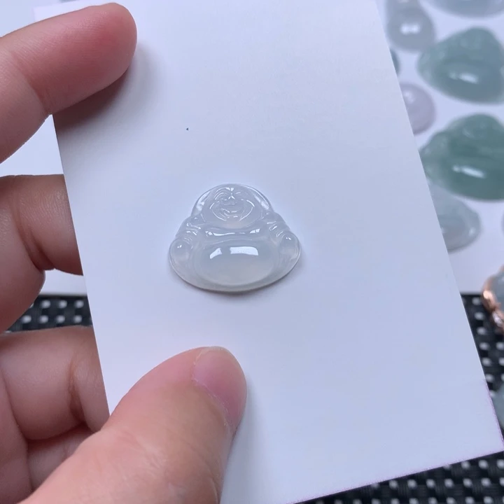 翡翠未镶嵌吊坠(不含链)佛公