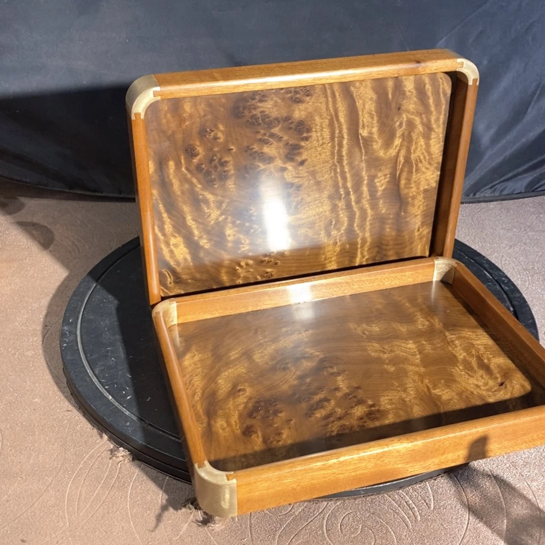 用***8金丝楠金丝楠木枯木文盘