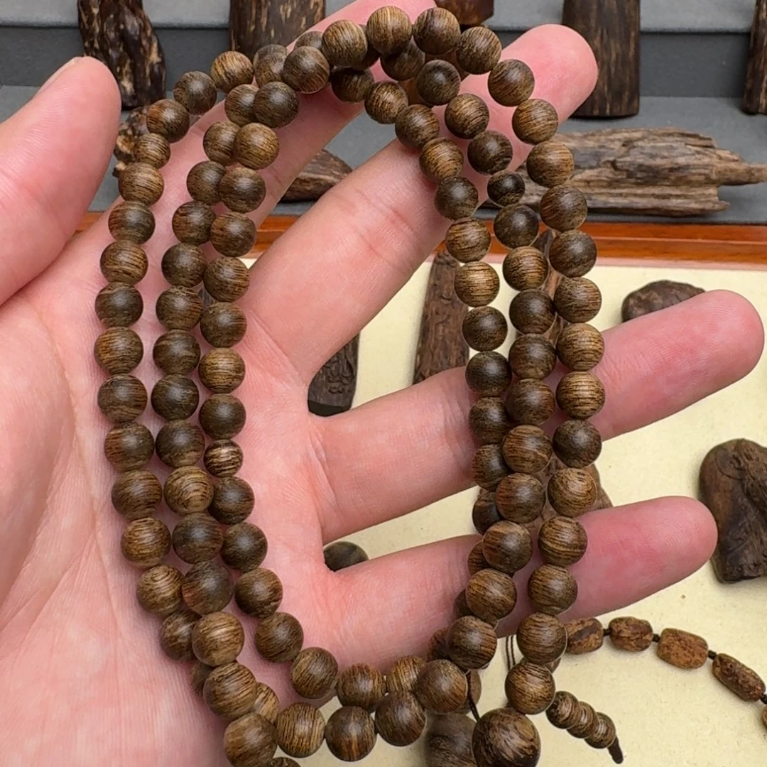 沉香碎屑沉香文莱软丝蛇皮纹23.5克