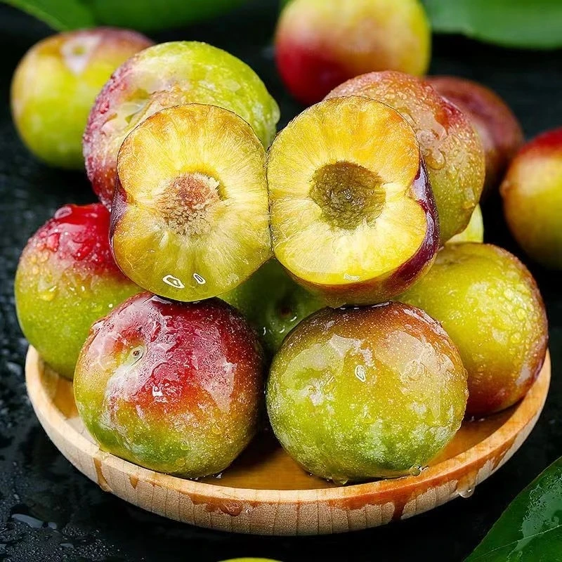 四川脱骨李子新鲜水果半边红茵红李大果非黑布林大李子黑李子夏季