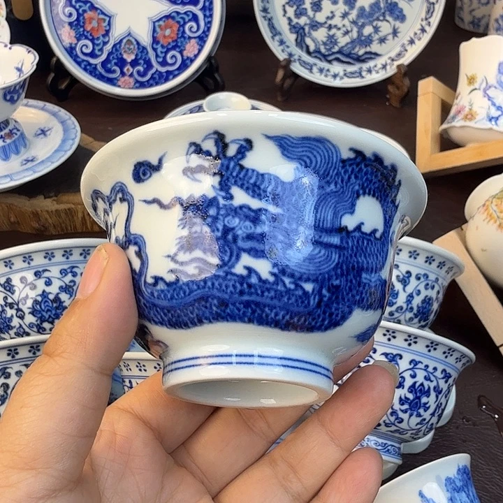 手绘陶瓷福利杯杯