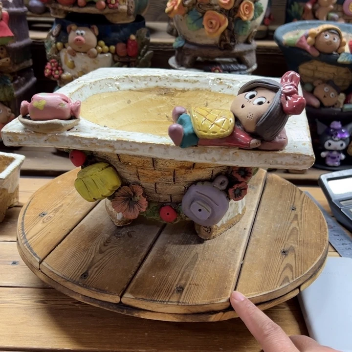 嘻哈多肉花盆百搭