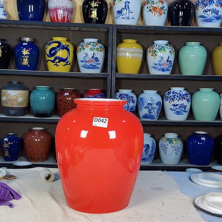 【闪购商品】缸阿*042酒坛20斤装的一个金属盖刻字