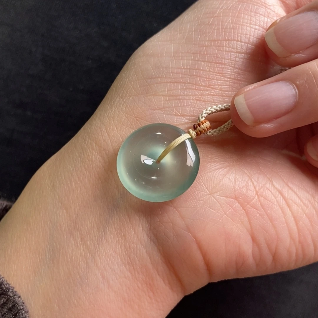 翡翠未镶嵌颈饰19.3-5.0