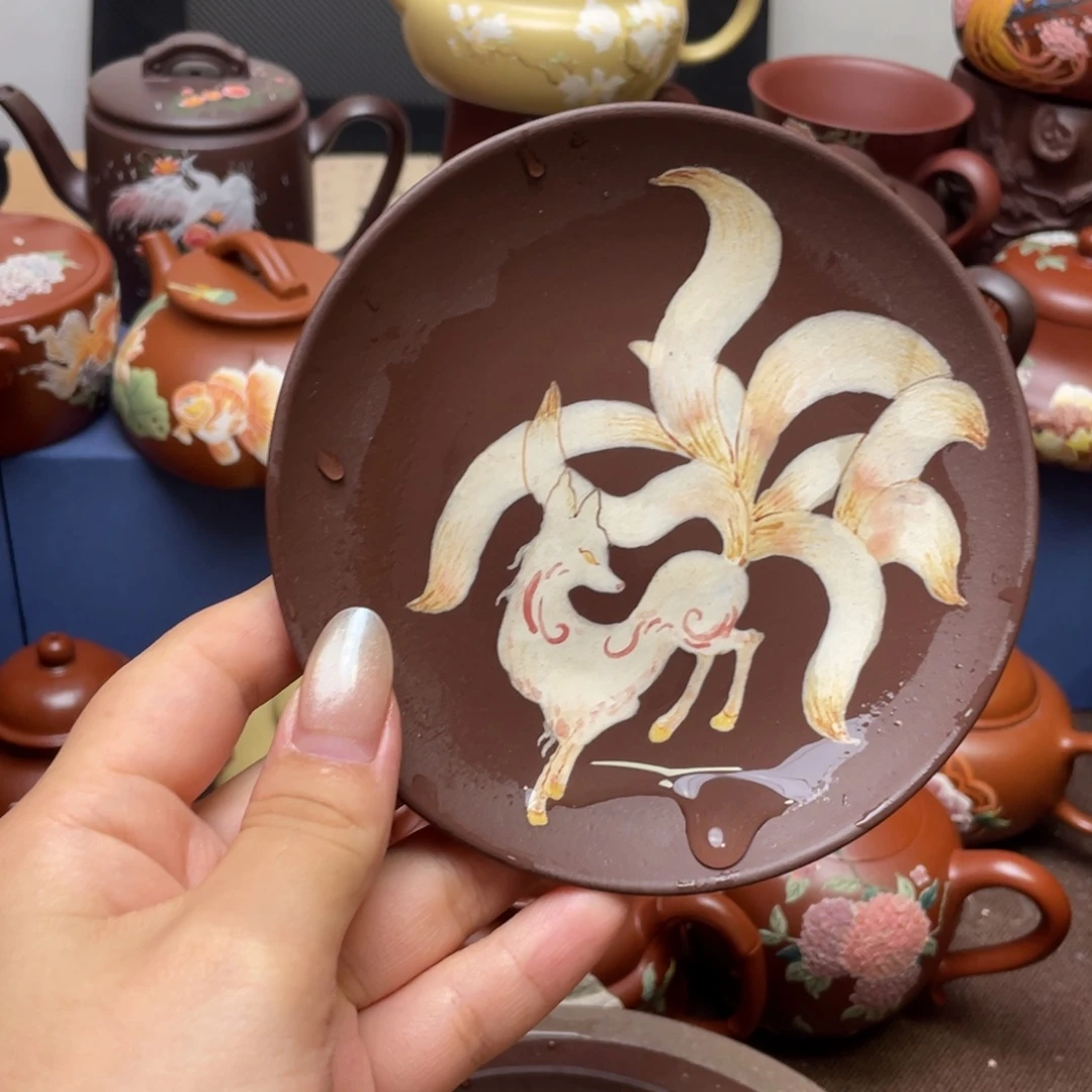 茶杯紫砂紫砂主人杯12cm