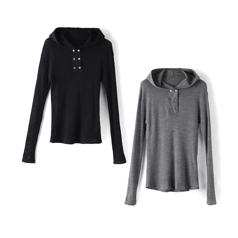 39753【然系列】连帽针织衫KMAD26080