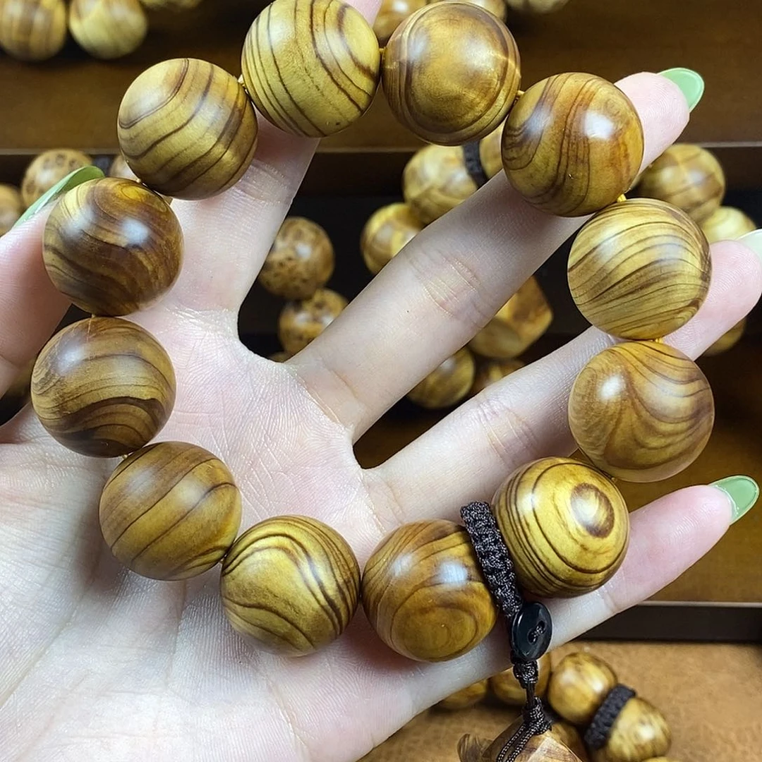 柏木（崖柏）手串/手链乱纹闪电甜香带薄荷