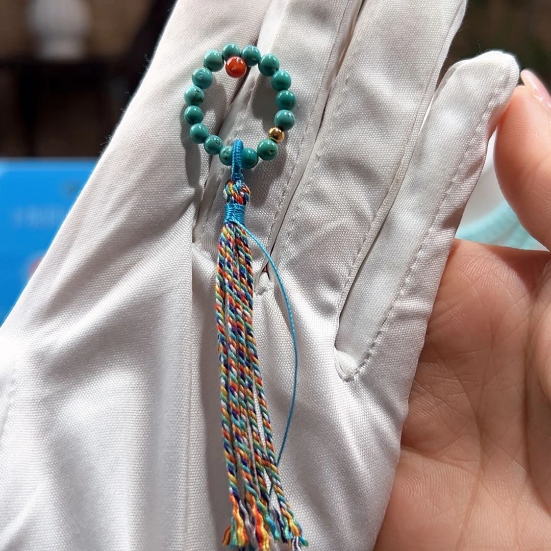 南红玛瑙未镶嵌04圆珠跑环放漏卡3+