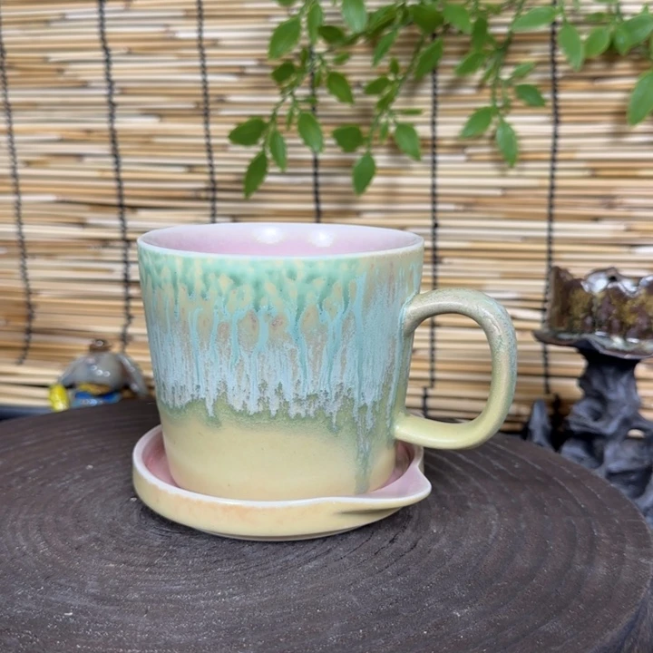 陶瓷景德镇高温颜色釉咖啡杯