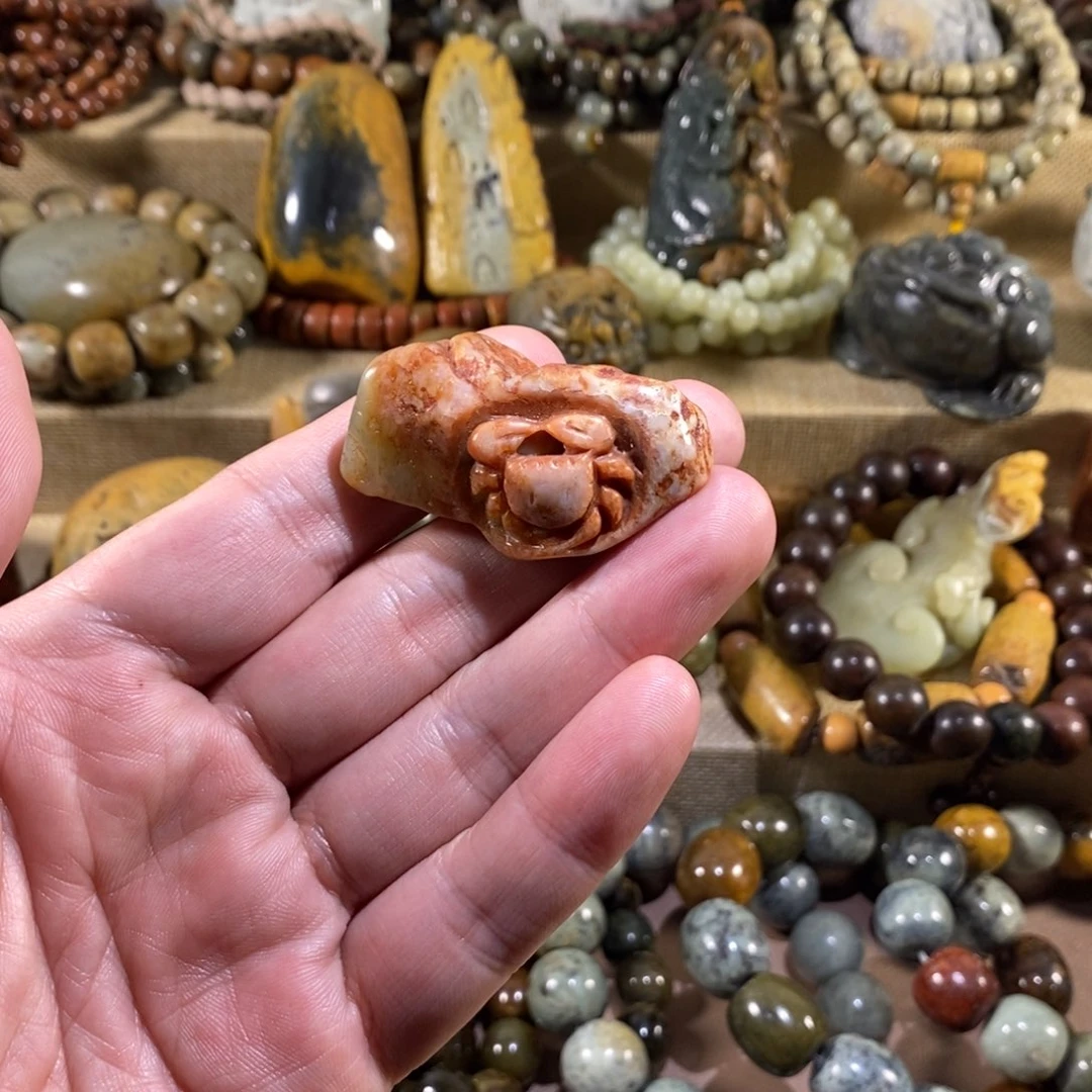 岫岩河磨玉（透闪石质玉）未镶嵌挂件