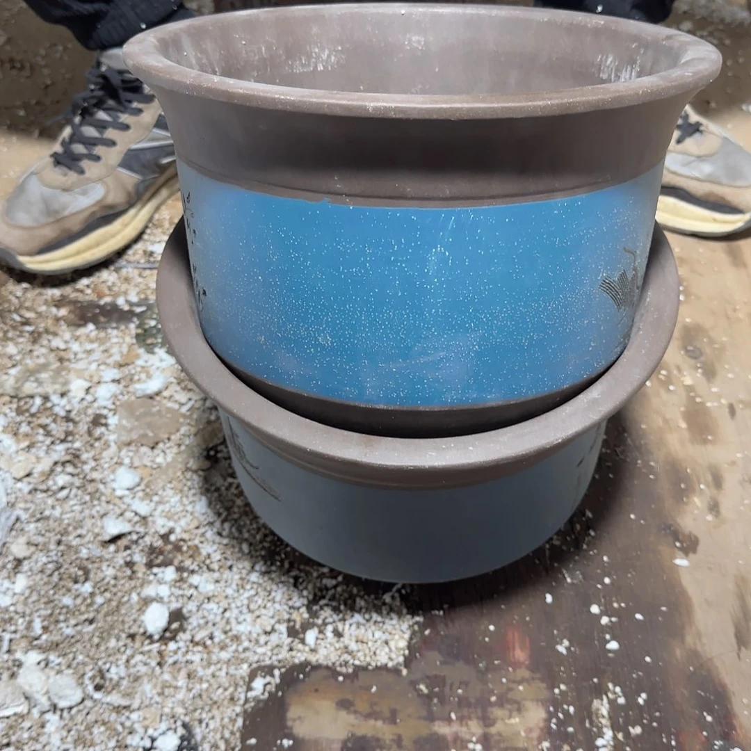 紫砂花盆口径23.14口径