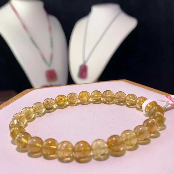 双色碧玺手链未镶嵌