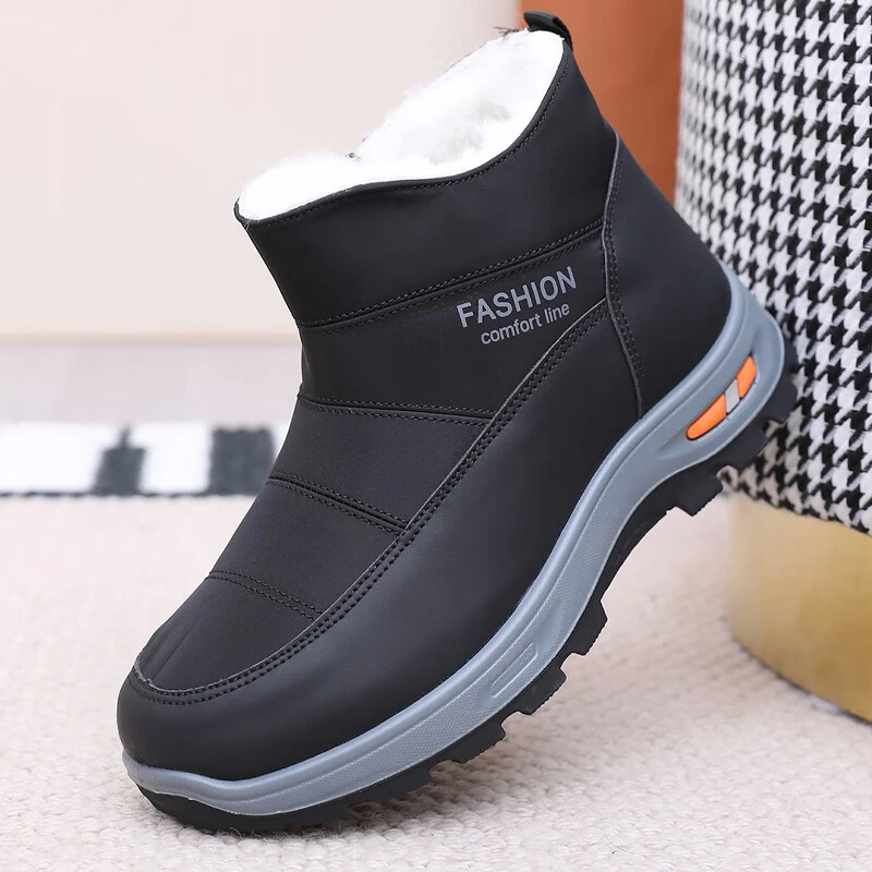 冬季纯羊毛男棉鞋老北京布鞋东北雪地靴保暖爸爸鞋防滑软底棉鞋男