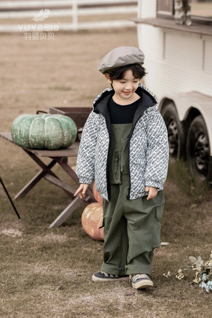 24双面穿泡泡服儿童冬服