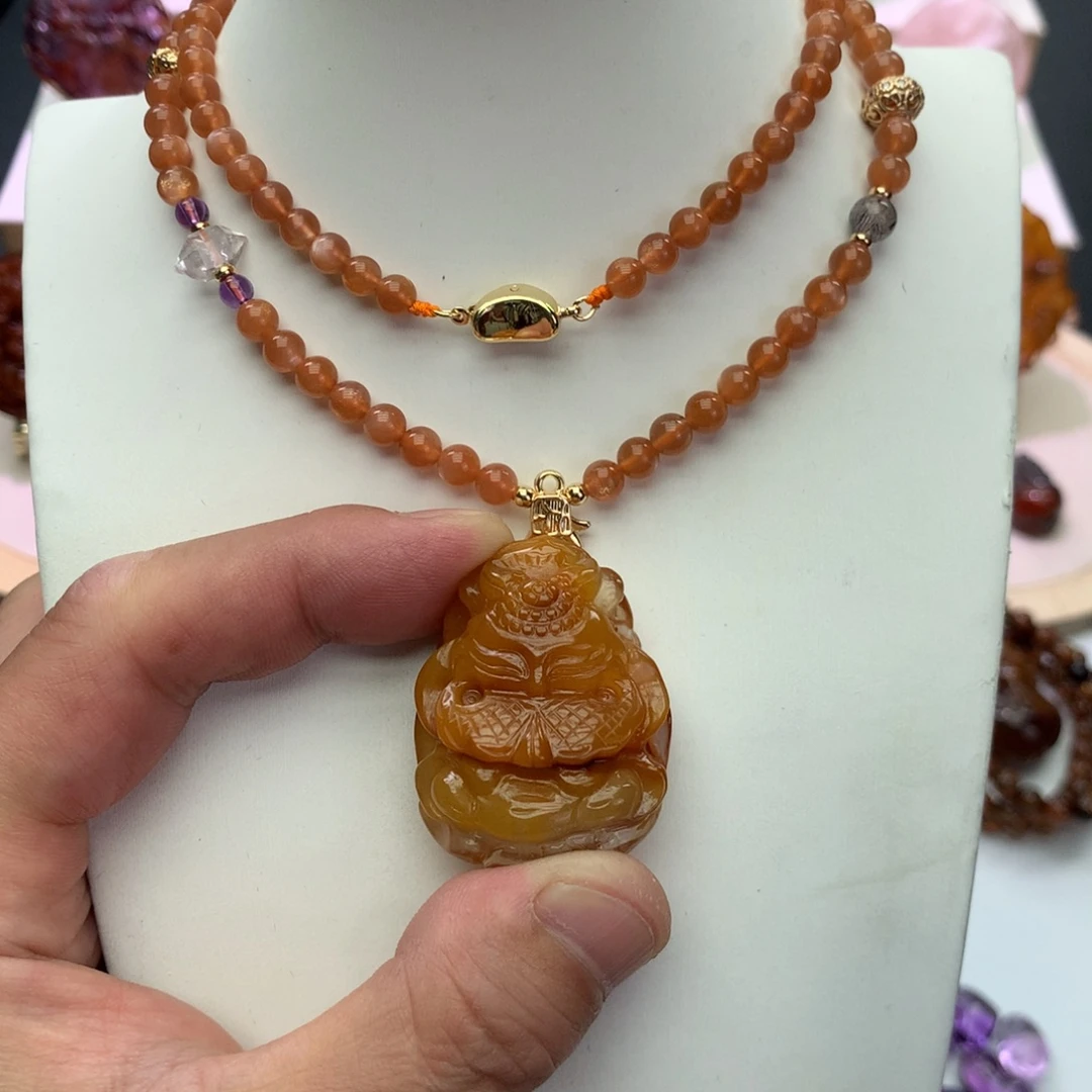 水晶颈饰未镶嵌吊坠