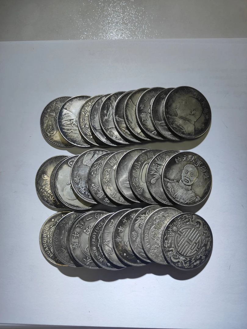 精品大头龙洋复古工艺品摆件到手10枚