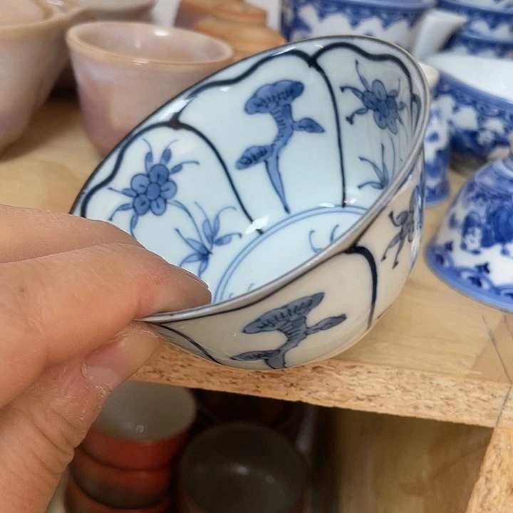 瓷片019 一人直播，看品直播间说序号