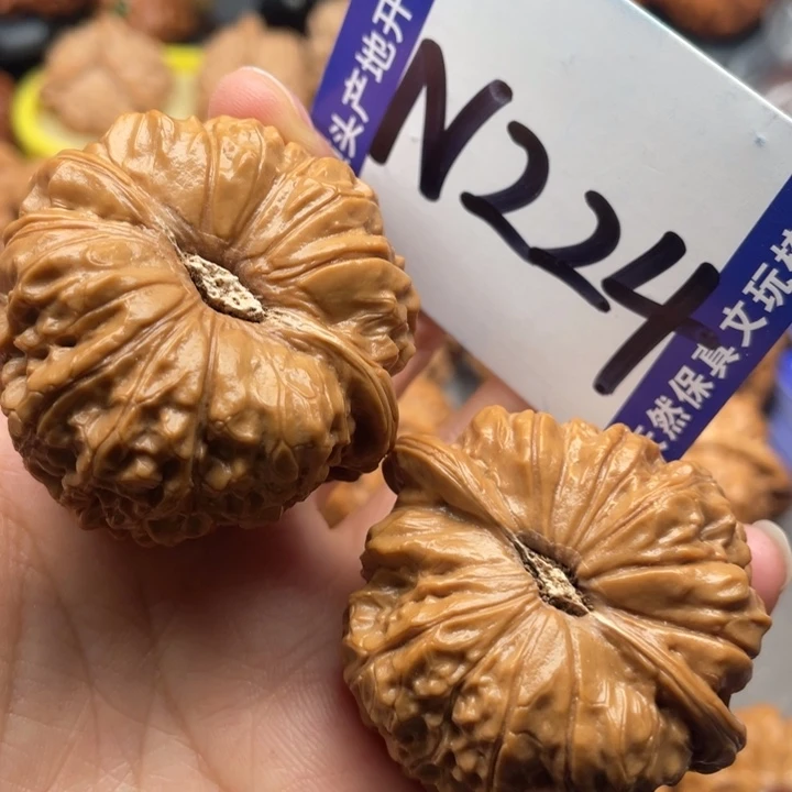 文玩核桃把件南瓜45尺