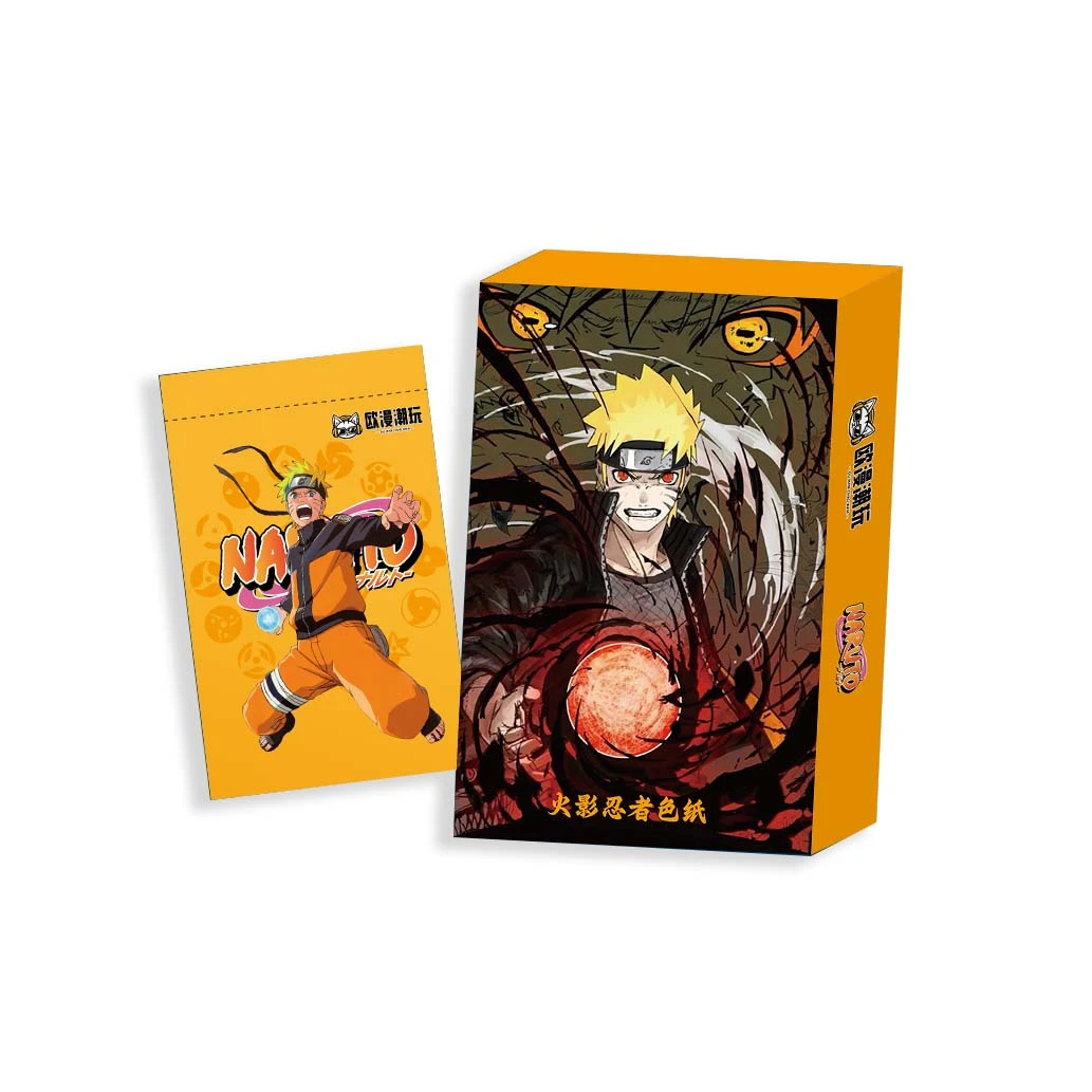 赞赞【叠叠2+4】欧漫文创火影忍者色纸盲盒卡牌（默认代拆）