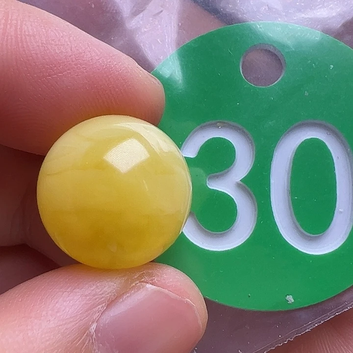 未镶嵌蜜蜡裸石15.5m m