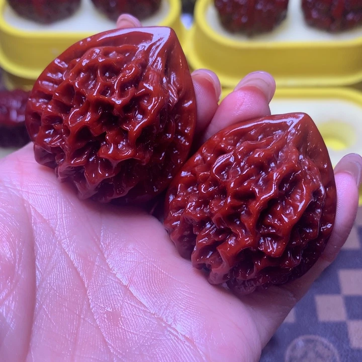 文玩核桃把件三*帝王42