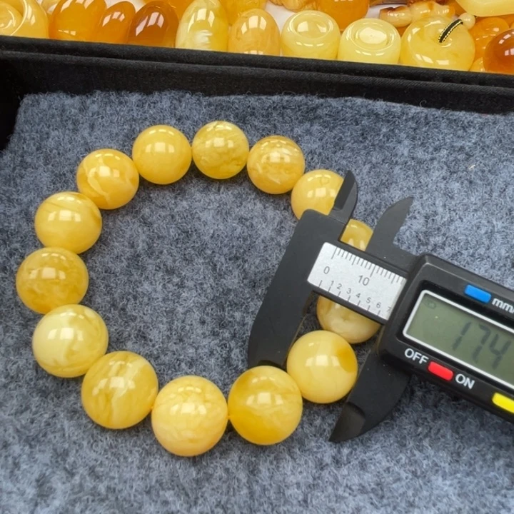 裸石蜜蜡未镶嵌蜜蜡手串重40