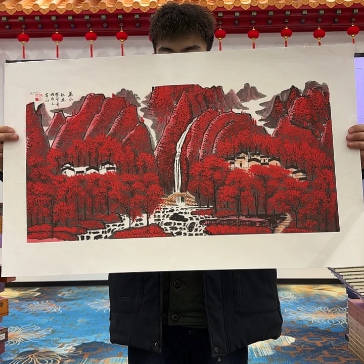 国画国画作品多次