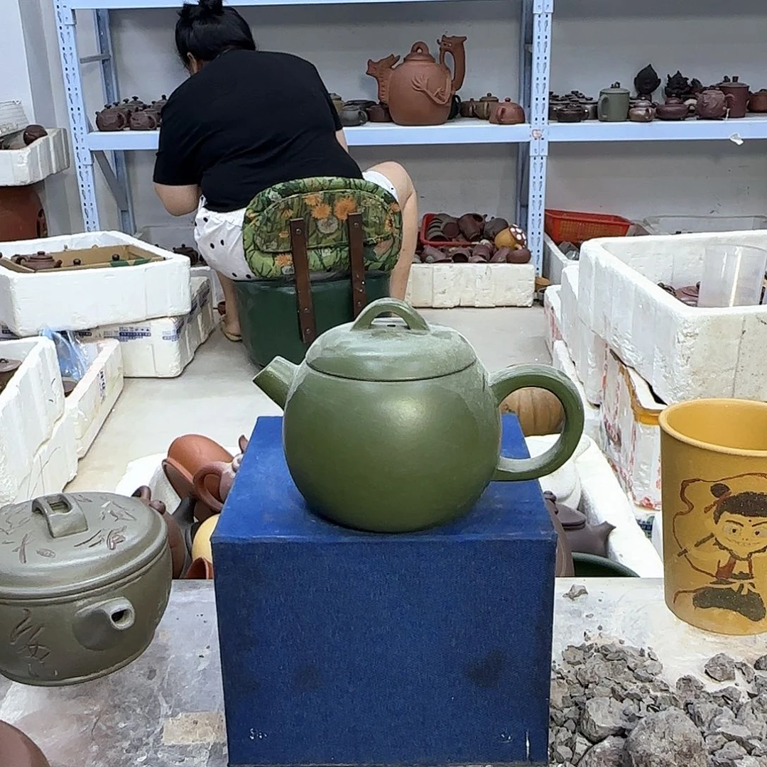 茶壶紫砂宜兴紫砂壶壶瑕疵处理