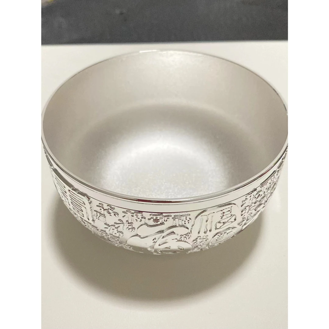 足银银制品 收藏级轻奢气质时尚百搭经典碗Y91210