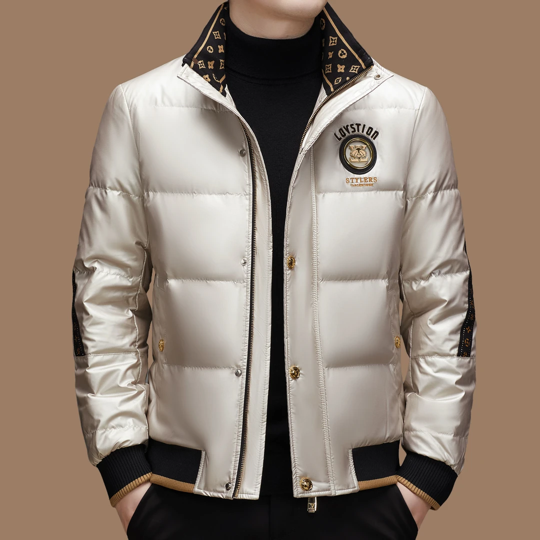 意大利大牌轻奢男装冬季款爆款2025新款高品质羽绒服男款冬季时尚