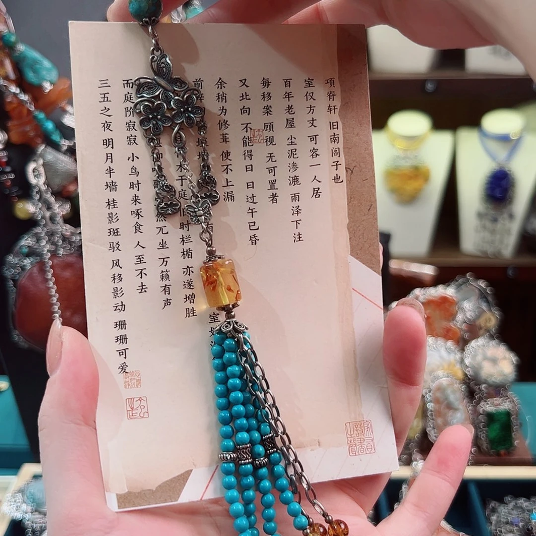 925银珐琅锦象原创设计款式压襟